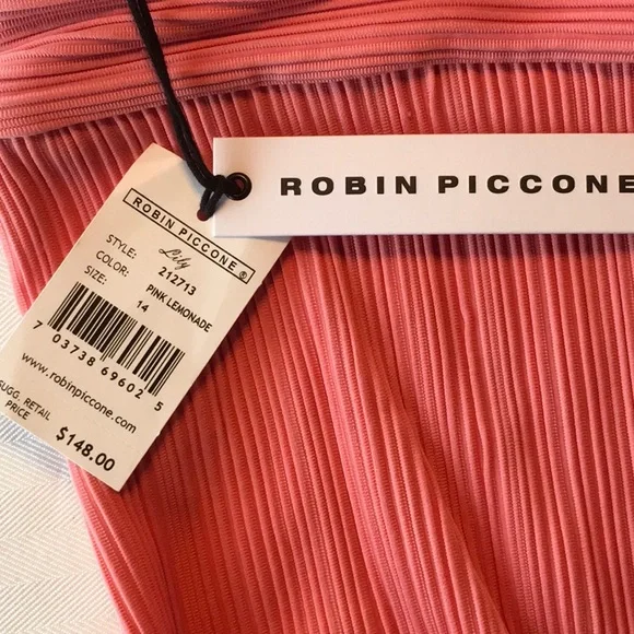 NWT Robin Piccone Coral Swimsuit - Picture 3 of 4